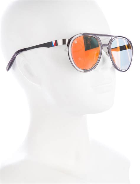 louis vuitton reflective glasses